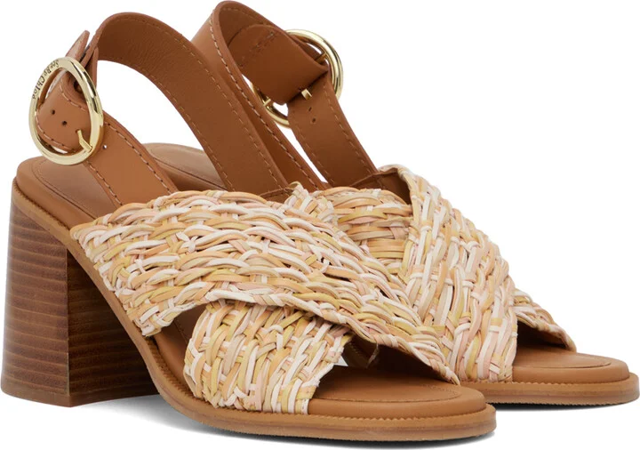 See by Chloé Beige Jaicey Heeled Sandals - Image 4