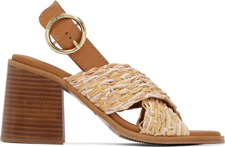 See by Chloé Beige Jaicey Heeled Sandals