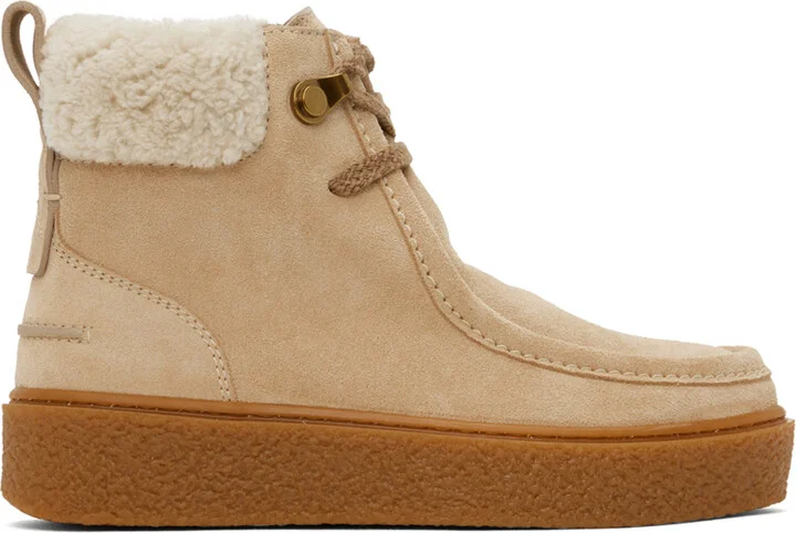 See by Chloé Beige Jille Boots
