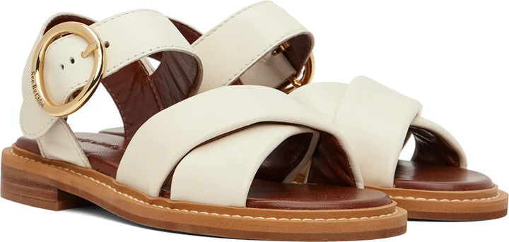 See by Chloé Beige Lyna Sandals - Image 4