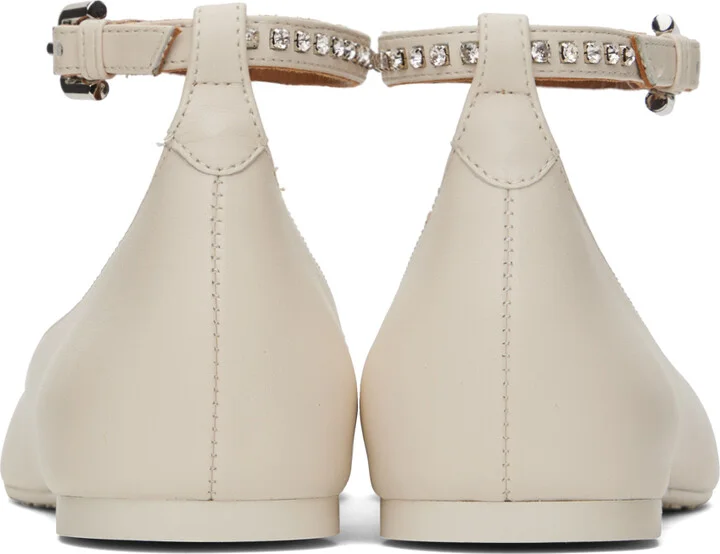 See by Chloé Beige Lynette Ballerina Flats - Image 2