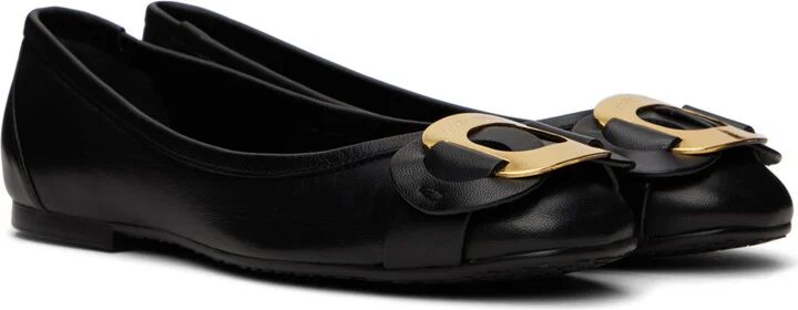 See by Chloé Black Chany Ballerina Flats - Image 4
