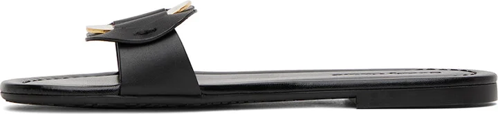 See by Chloé Black Chany Flat Sandals - Image 3