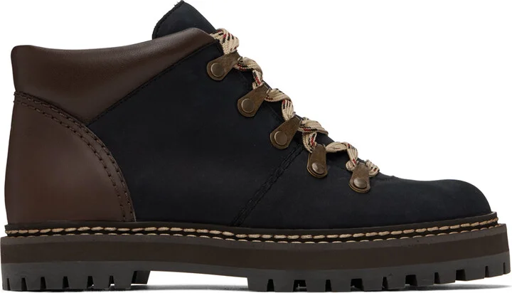 See by Chloé Black Eileen Boots