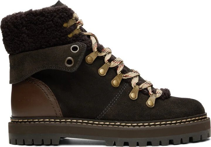 See by Chloé Black Eileen Boots