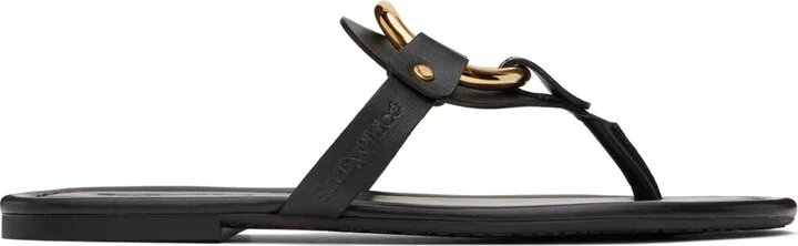 See by Chloé Black Hana Sandals
