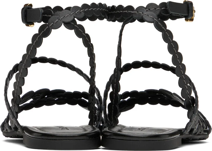 See by Chloé Black Kaddy Flat Sandals - Image 2