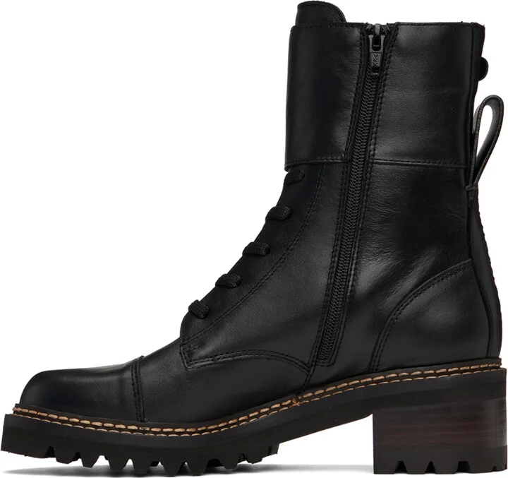 See by Chloé Black Mallory Boots - Image 3