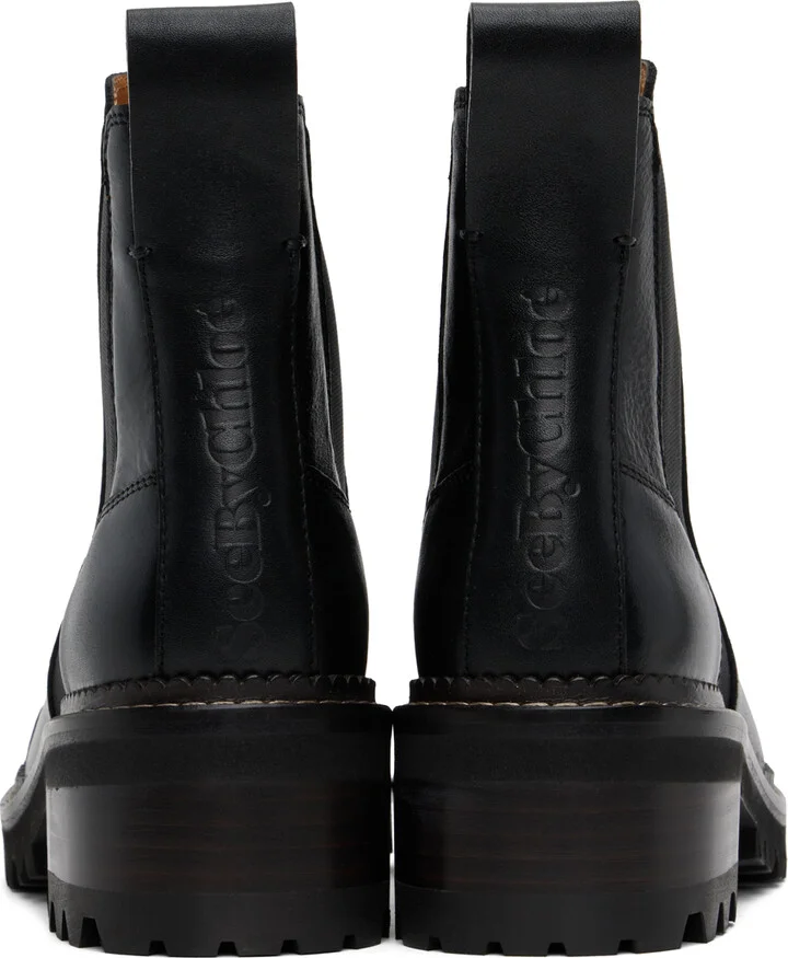 See by Chloé Black Mallory Boots - Image 2
