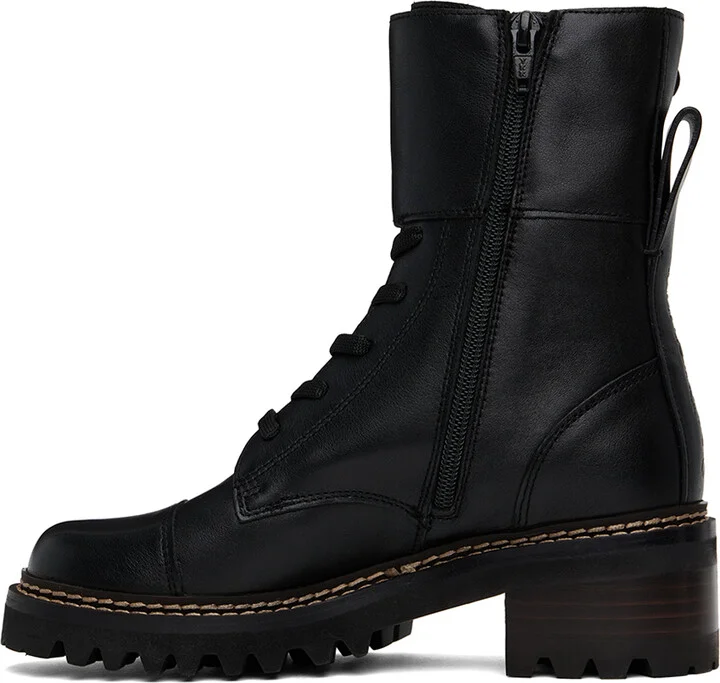 See by Chloé Black Mallory Boots - Image 3