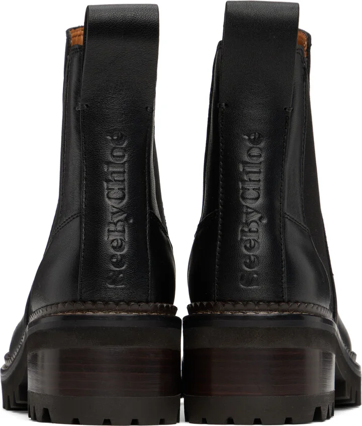 See by Chloé Black Mallory Chelsea Boots - Image 2