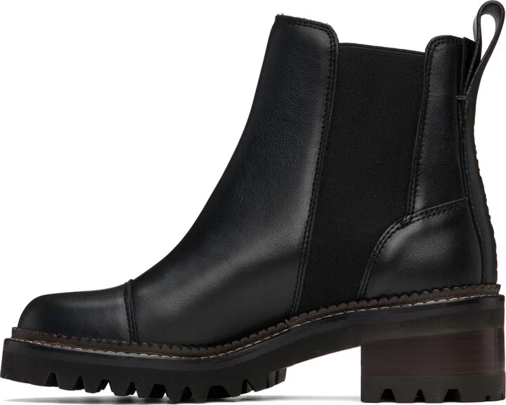 See by Chloé Black Mallory Chelsea Boots - Image 3