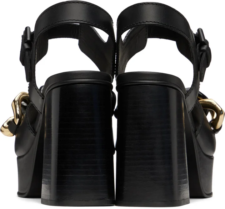 See by Chloé Black Monyca Platform Mules - Image 2