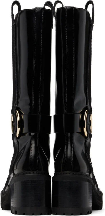 See by Chloé Black New Ring Boots - Image 2