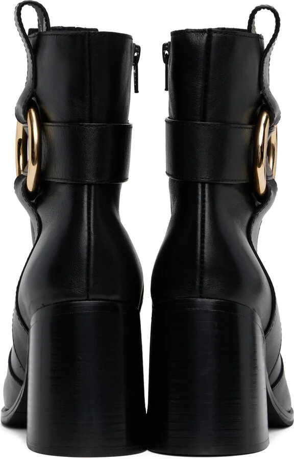 See by Chloé Black New Ring Line Boots - Image 2