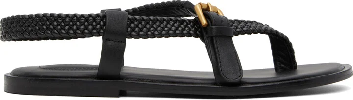 See by Chloé Black Nola Braided Sandals