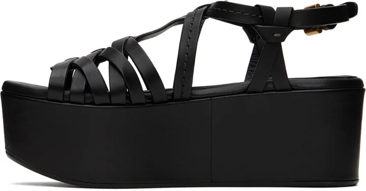 See by Chloé Black Sierra Heeled Sandals - Image 3
