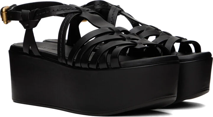 See by Chloé Black Sierra Heeled Sandals - Image 4