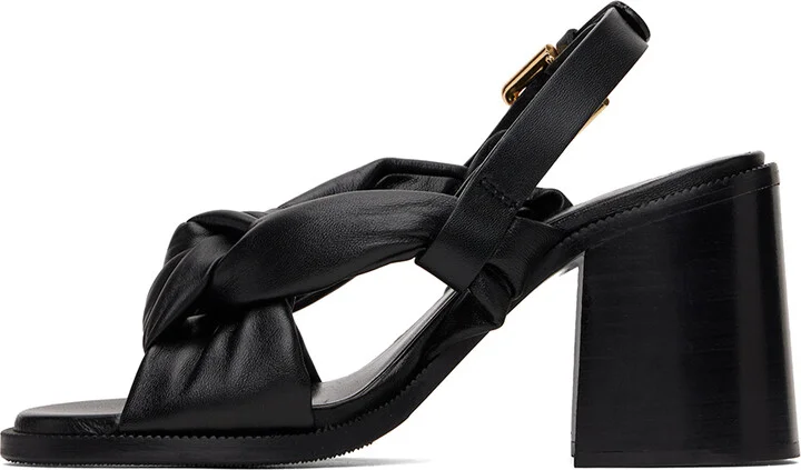 See by Chloé Black Spencer Heeled Sandals - Image 3