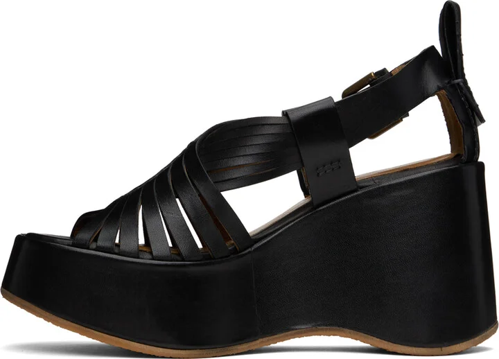 See by Chloé Black Thessa Heeled Sandals - Image 3