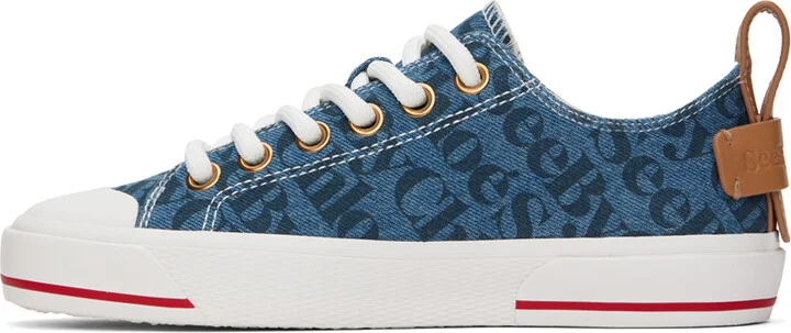 See by Chloé Blue Aryana Sneakers - Image 3