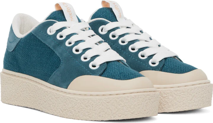 See by Chloé Blue Hella Sneakers - Image 4