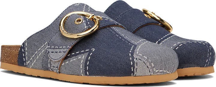 See by Chloé Blue Joei Slippers - Image 4