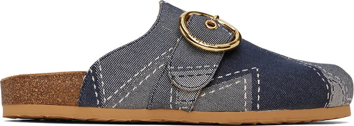 See by Chloé Blue Joei Slippers