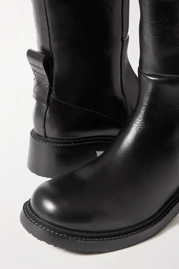 SEE BY CHLOÉ - Bonni Leather Knee Boots - Black - Image 4