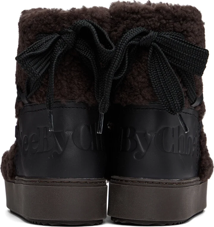 See by Chloé Brown Charlee Ankle Boots - Image 2