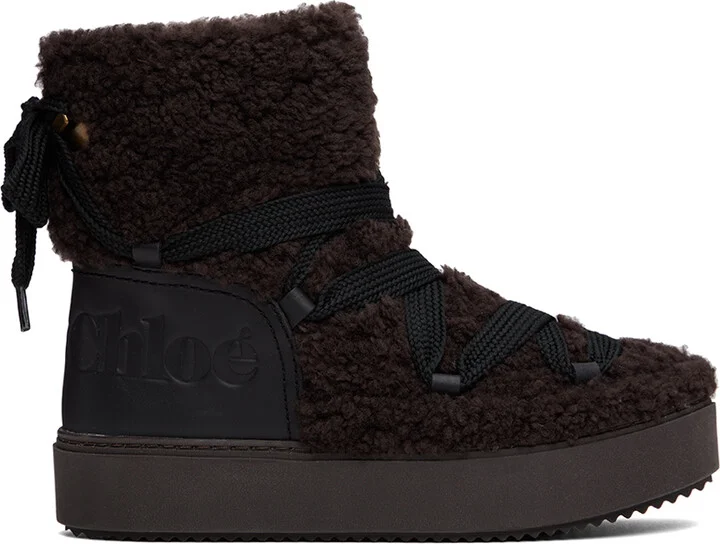 See by Chloé Brown Charlee Ankle Boots