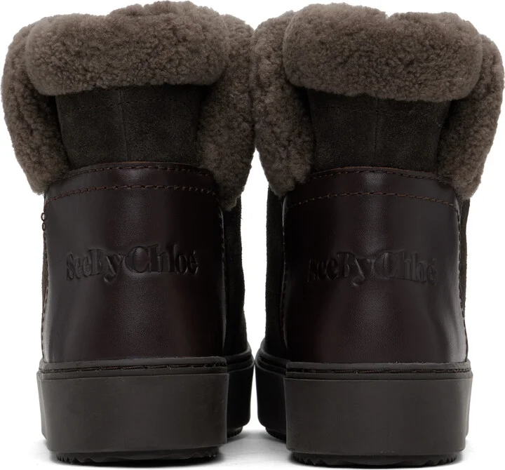 See by Chloé Brown Juliet Ankle Boots - Image 2