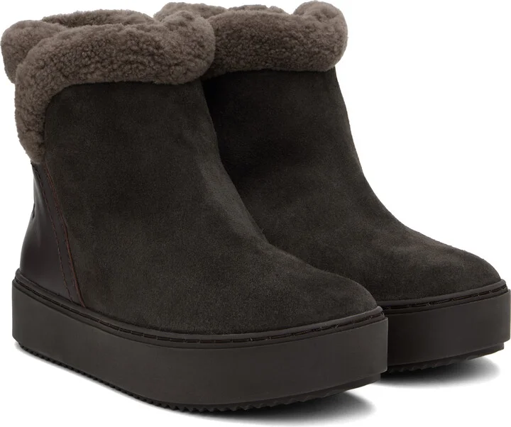 See by Chloé Brown Juliet Ankle Boots - Image 4