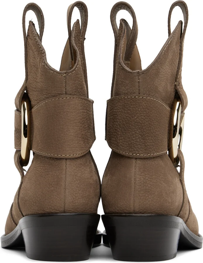 See by Chloé Brown New Ring Line Boots - Image 2