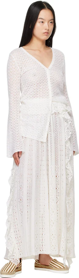 See by Chloé Brown & Off-White Glyn Flat Espadrilles - Image 5