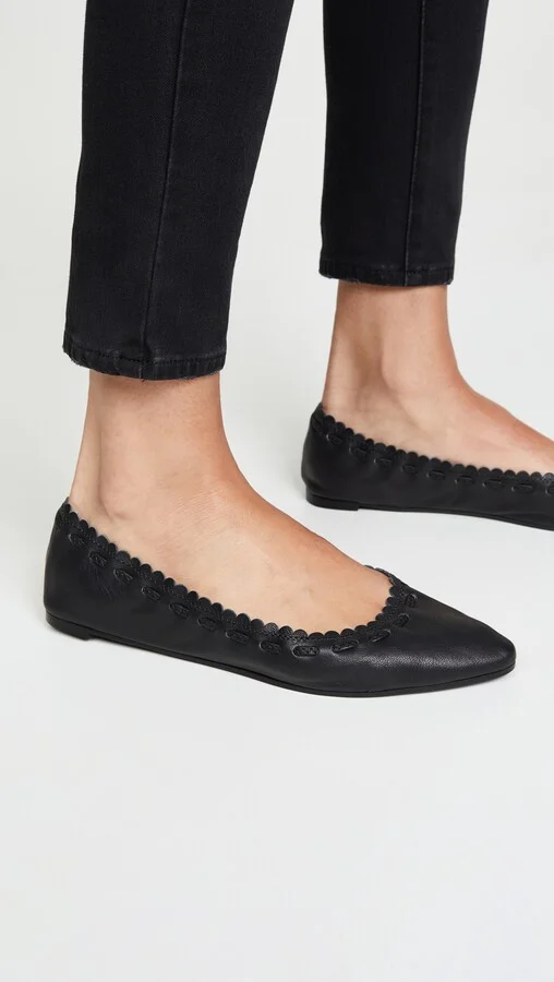 See by Chloe Jane Point Ballet Flats - Image 3