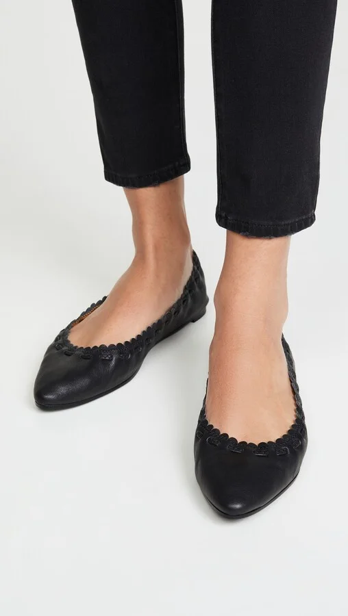 See by Chloe Jane Point Ballet Flats - Image 4
