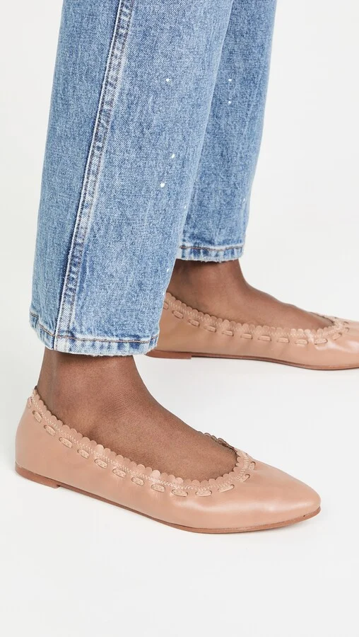See by Chloe Jane Point Ballet Flats - Image 4