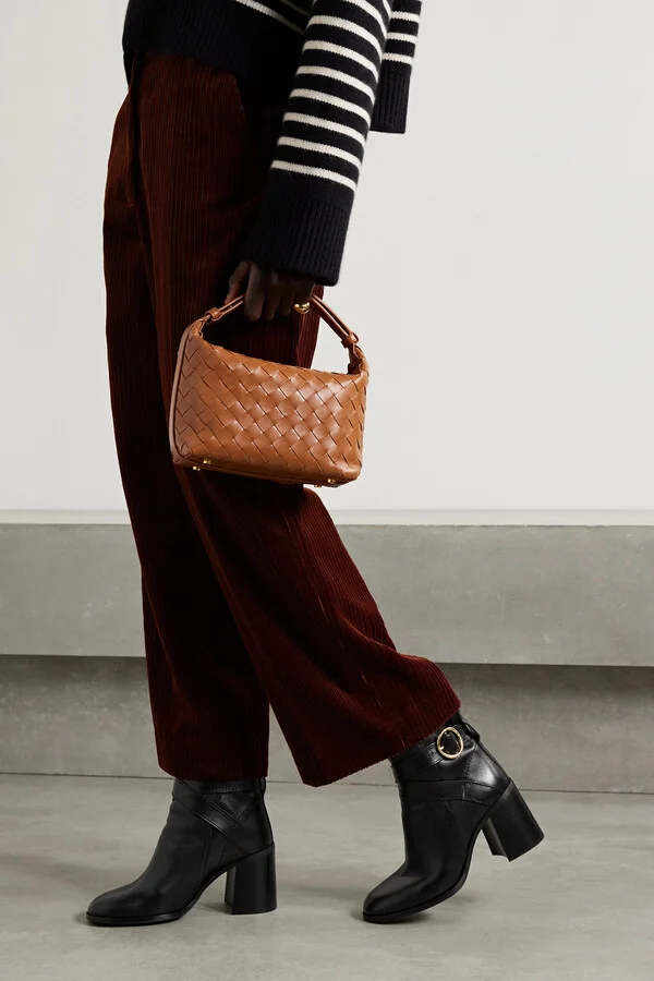 SEE BY CHLOÉ - Lyna Leather Ankle Boots - Black - Image 2
