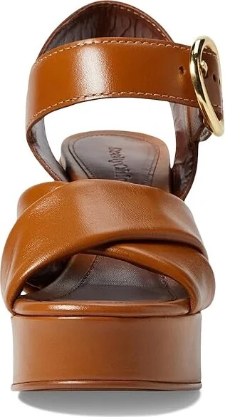 See by Chloe Lyna Platform Women's Shoes Tan : EU 36.5 (US Women's 6.5) M, Leather - Image 2