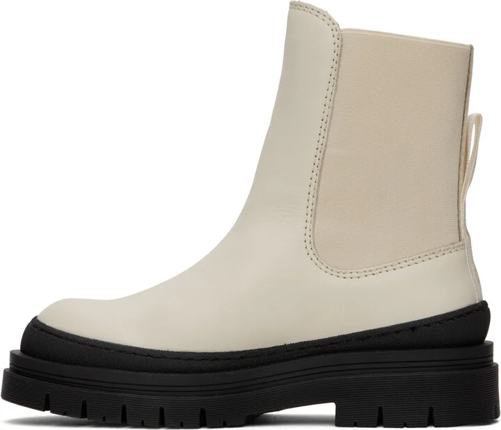 See by Chloé Off-White Alli Boots - Image 3