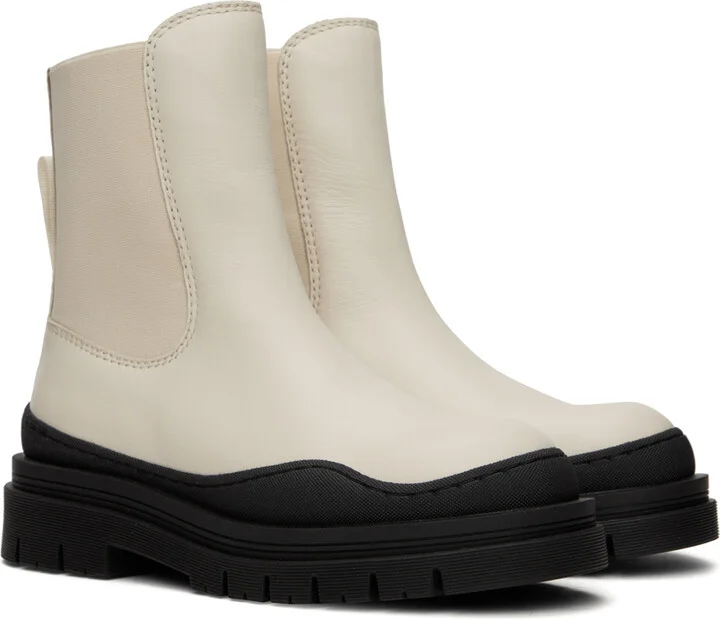 See by Chloé Off-White Alli Boots - Image 4