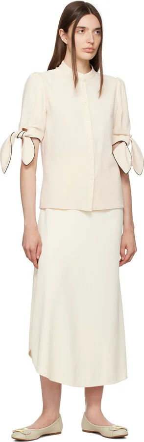 See by Chloé Off-White Chany Ballerina Flats - Image 5