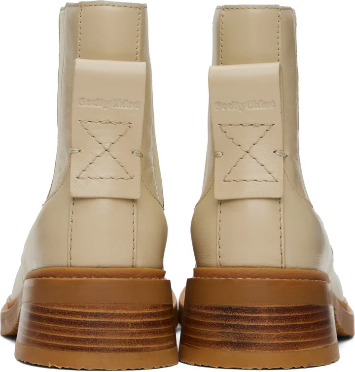 See by Chloé Off-White Mallory Chelsea Boots - Image 2