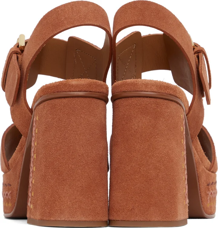 See by Chloé Orange Pheebe Platform Sandals - Image 2