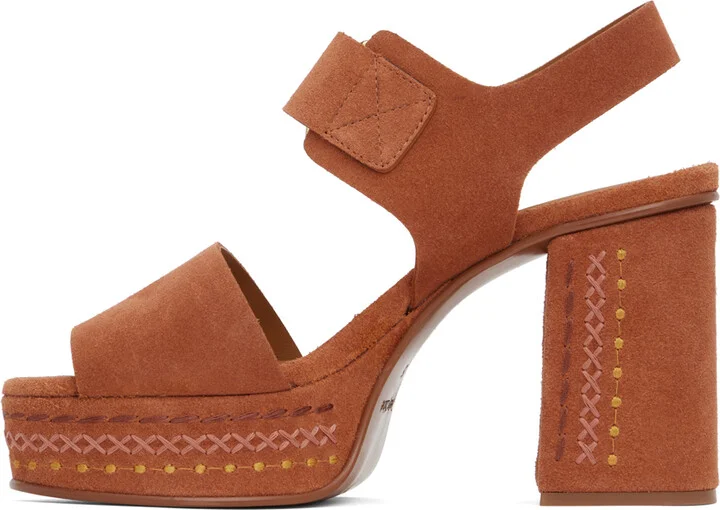 See by Chloé Orange Pheebe Platform Sandals - Image 3