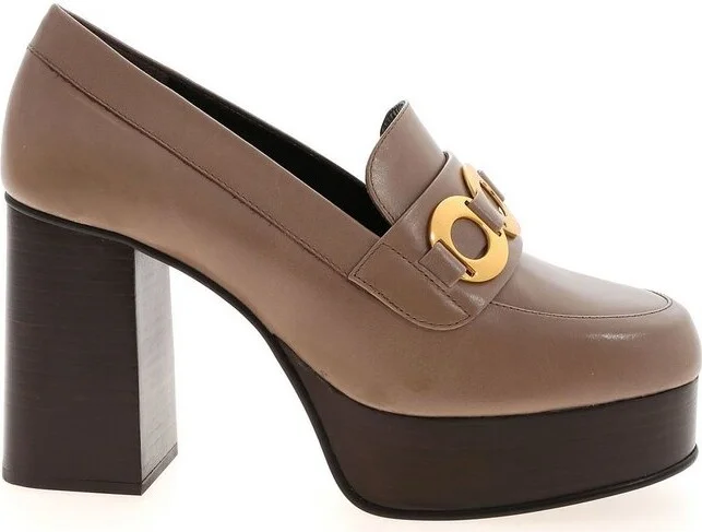 See By Chloé Round Toe Heeled Pumps