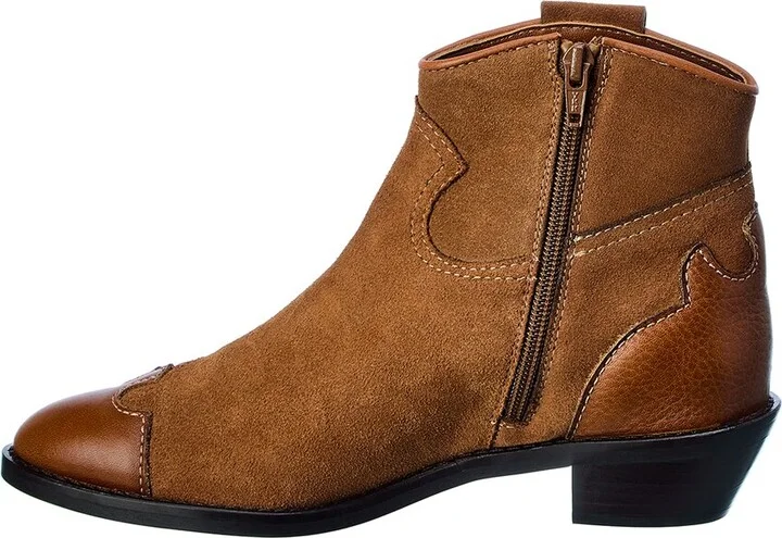 See By Chloe Suede & Leather Bootie - Image 2