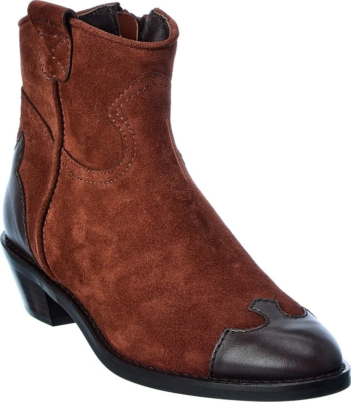 See By Chloe Suede & Leather Bootie