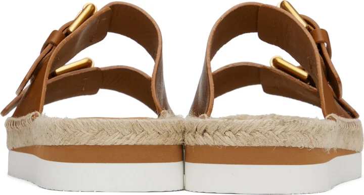 See by Chloé Tan Glyn Platform Espadrille Sandals - Image 2